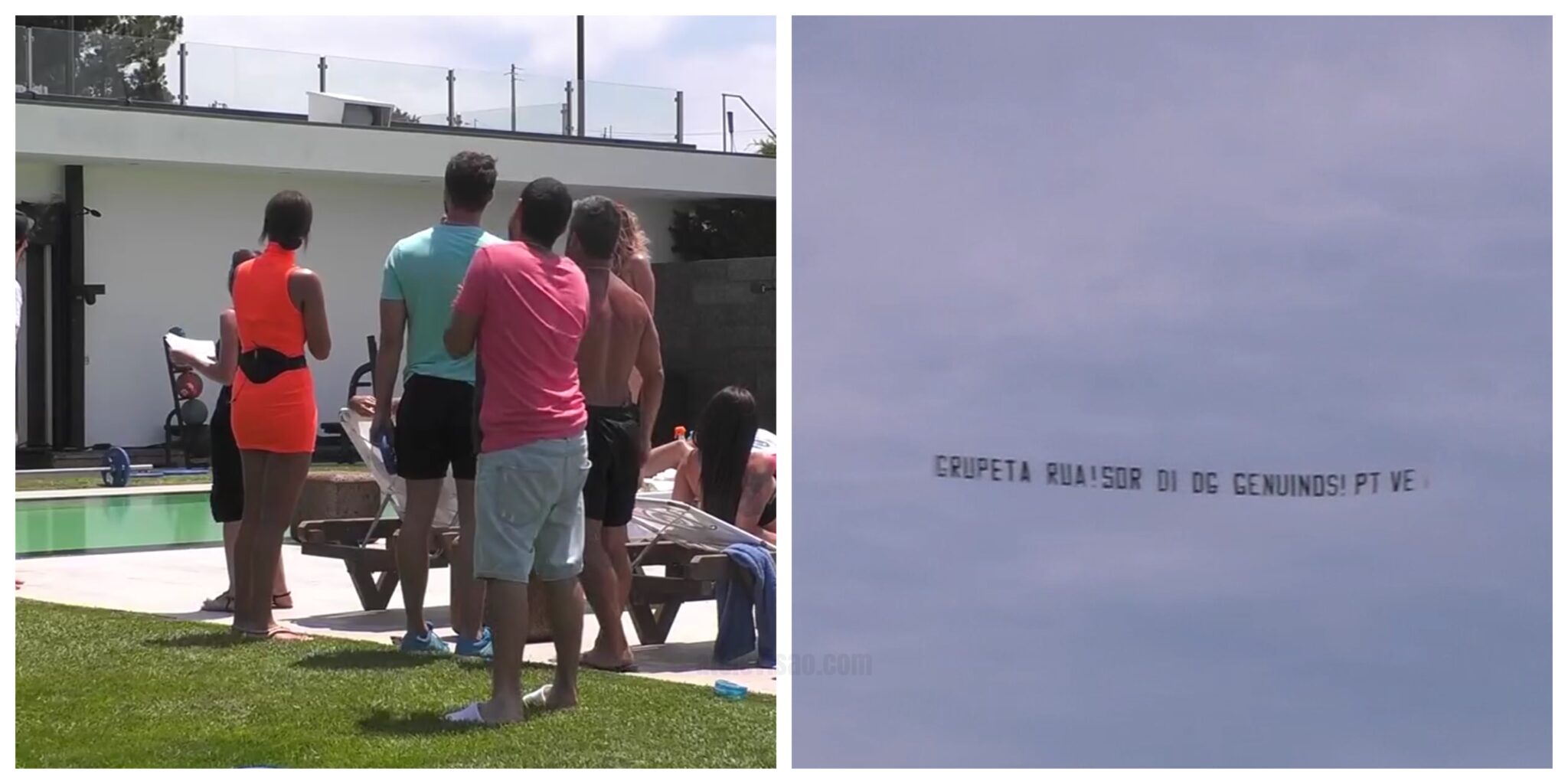 Big Brother Aviao Polemico Scaled Avião Com Mensagem Polémica Passa Na Casa Do 'Big Brother'