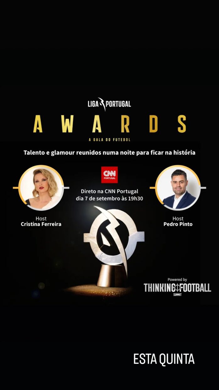 Liga Portugal Awards a 7 de setembro - Futebol Nacional - Jornal Record